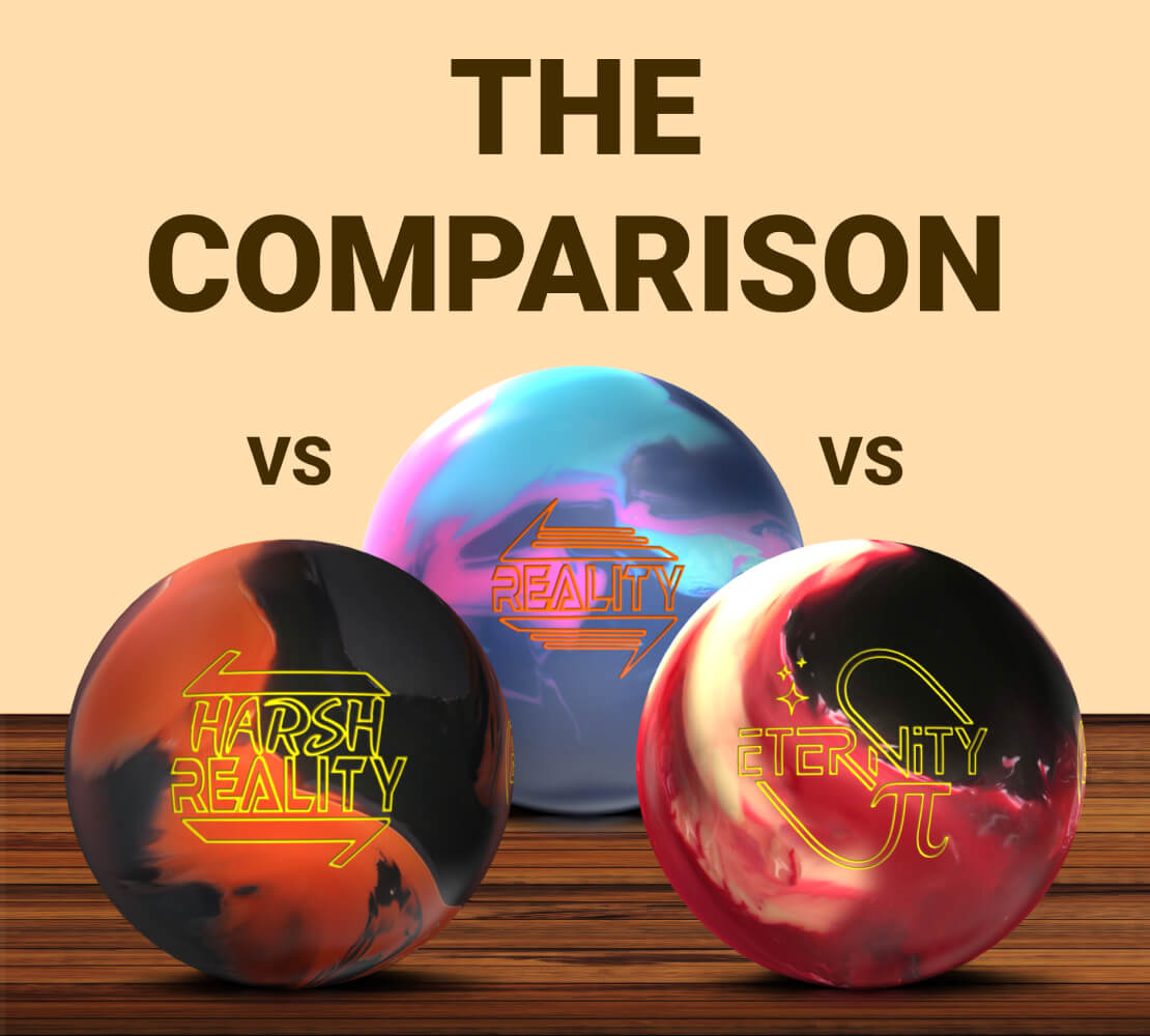 HARSH REALITY, REALITY, AND ETERNITY PI: A COMPARATIVE BREAKDOWN FOR 900 GLOBAL BOWLING BALL ENTHUSIASTS